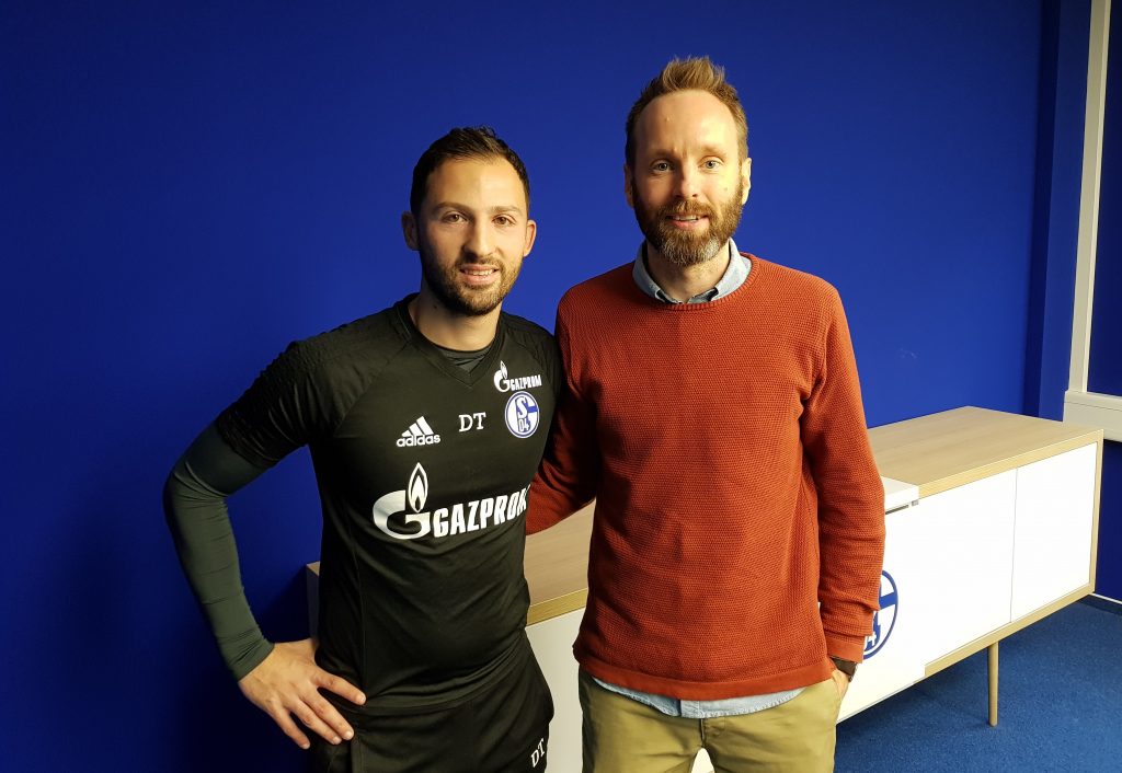 Autor Karsten mit Domenico Tedesco